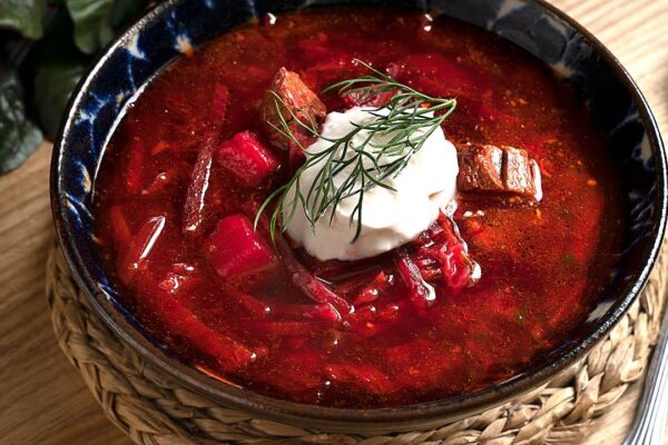 La sopa Borch (más conocida como borsch)